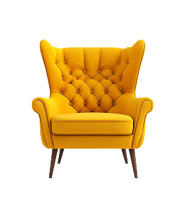 Yellow King Chair
