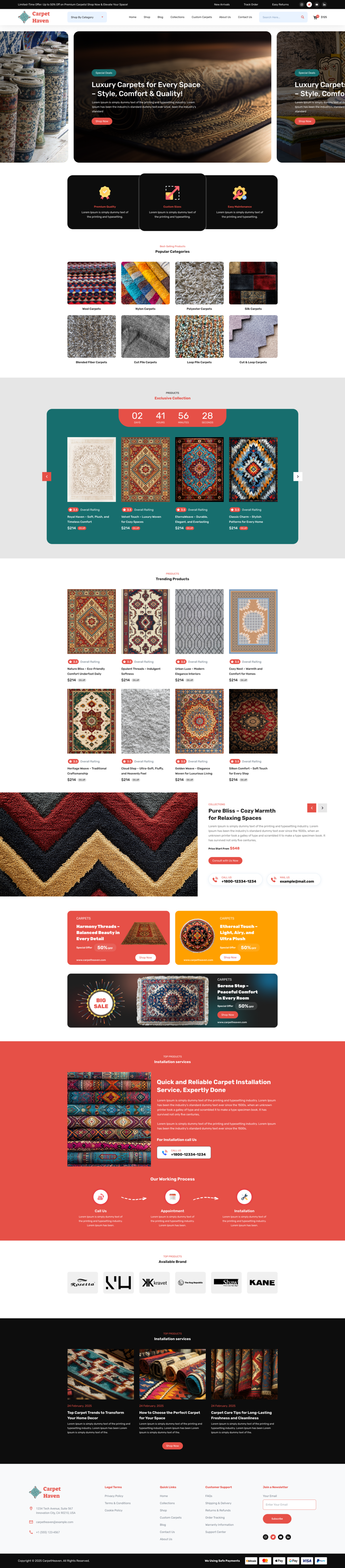 Carpet Store WordPress Theme