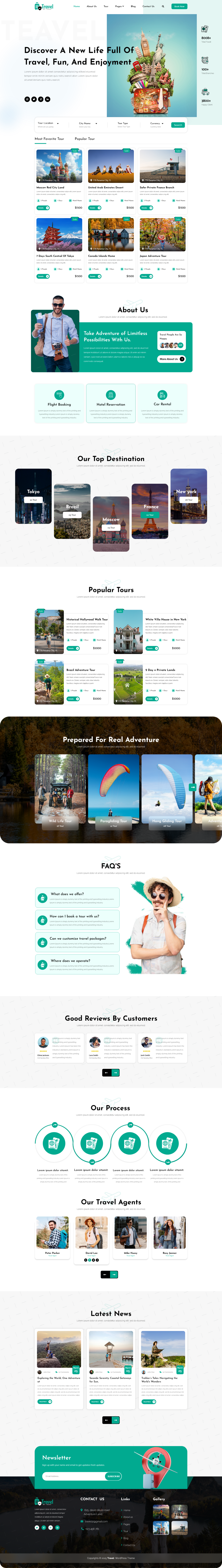 Vacation WordPress Theme
