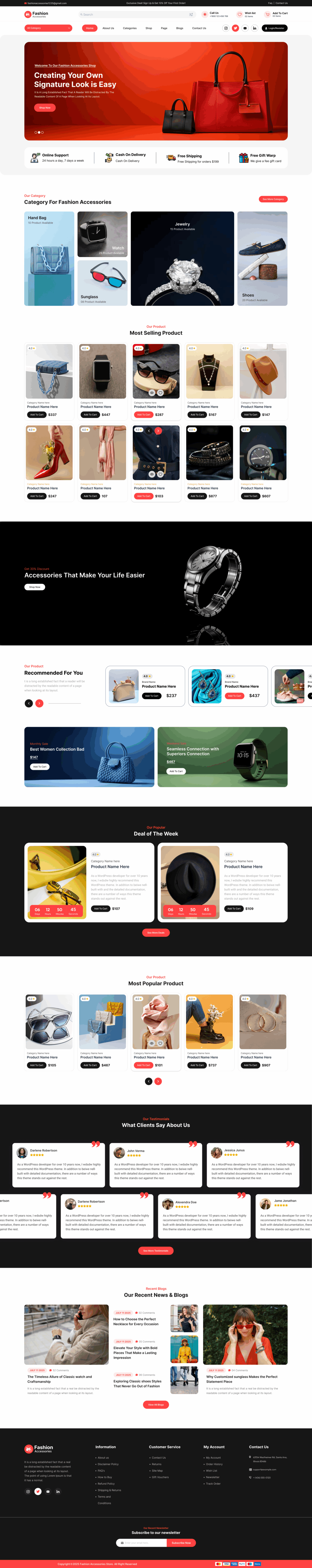 Fashion WordPress Theme
