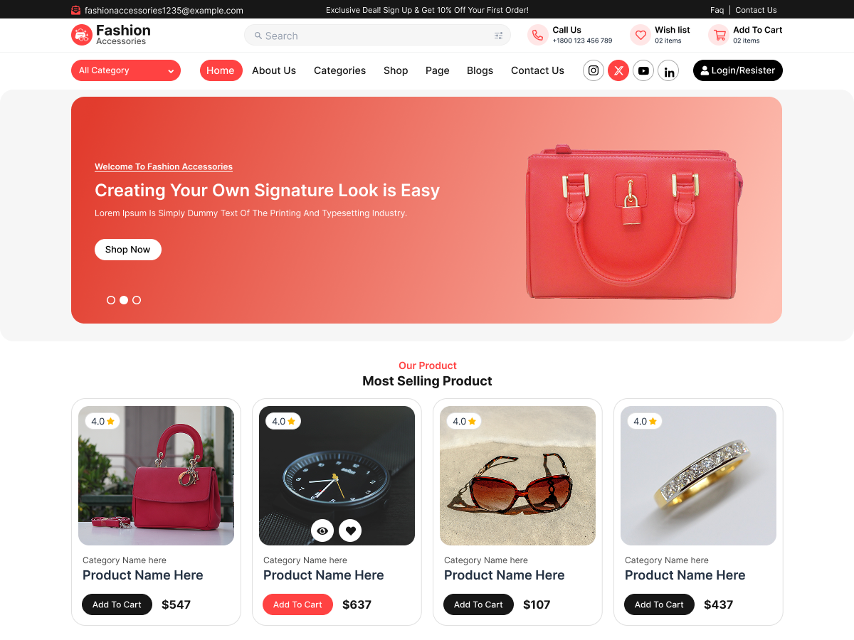 Stylish Brand Shop