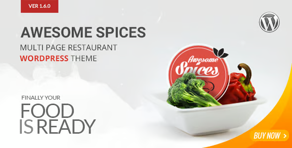 Awesome Spice – Restaurant / Cafe WordPress Theme