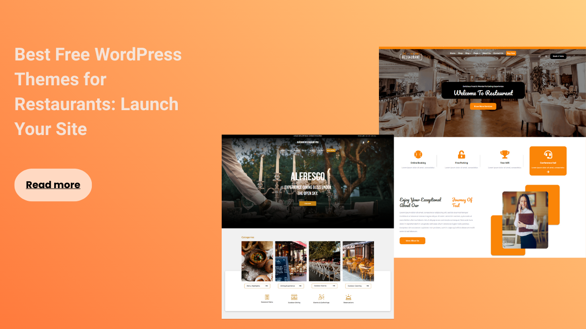 Best Free WordPress Themes for Restaurants: Launch Your Site