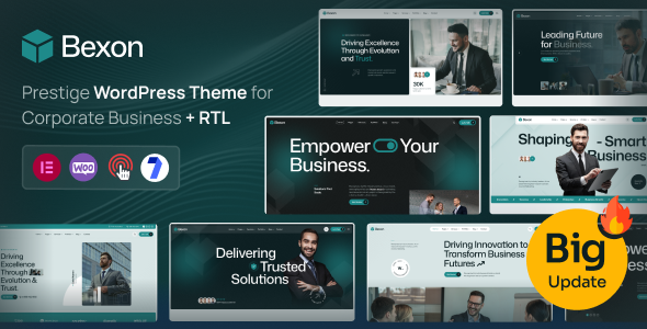 Bexon – Corporate Business WordPress Theme