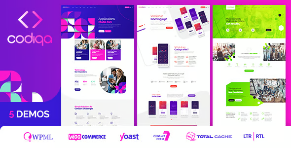 Codiqa – Software & Digital WordPress Theme