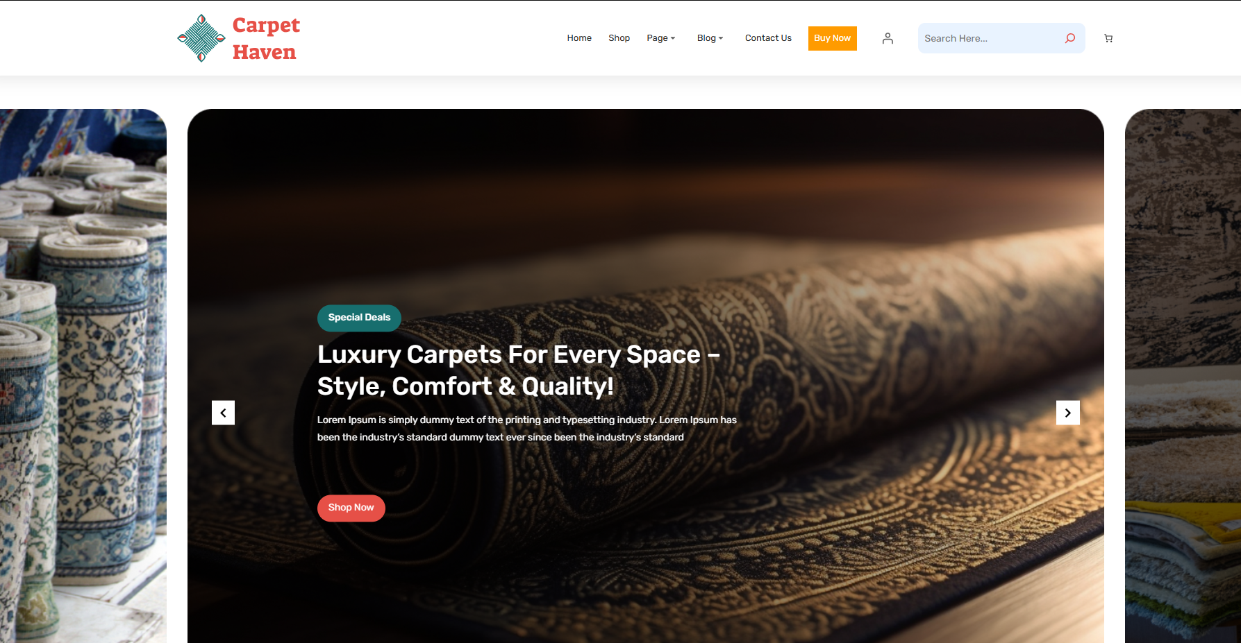 Carpet Store WordPress Theme