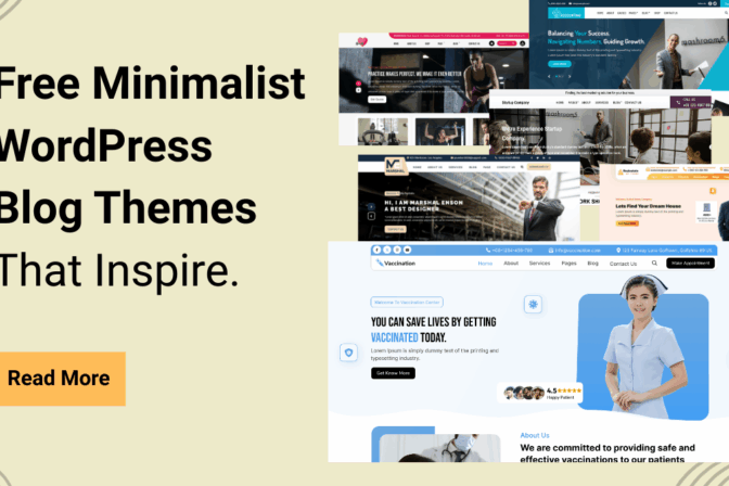 Free Minimalist WordPress Blog Themes That Inspire.