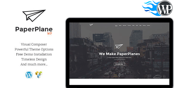  PaperPlane – Creative Business Portfolio WordPress Theme