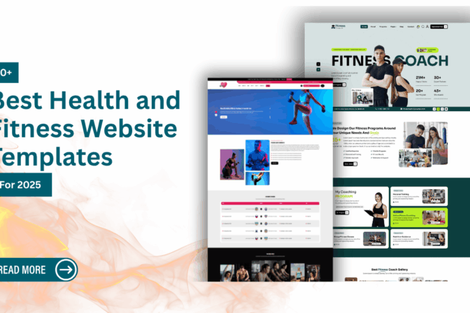 10+ Best Health and Fitness Website Templates for 2025