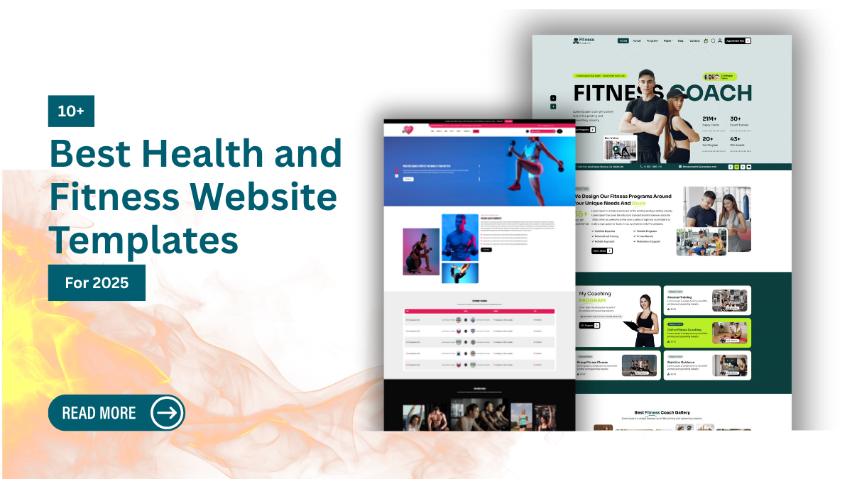 10+ Best Health and Fitness Website Templates for 2025