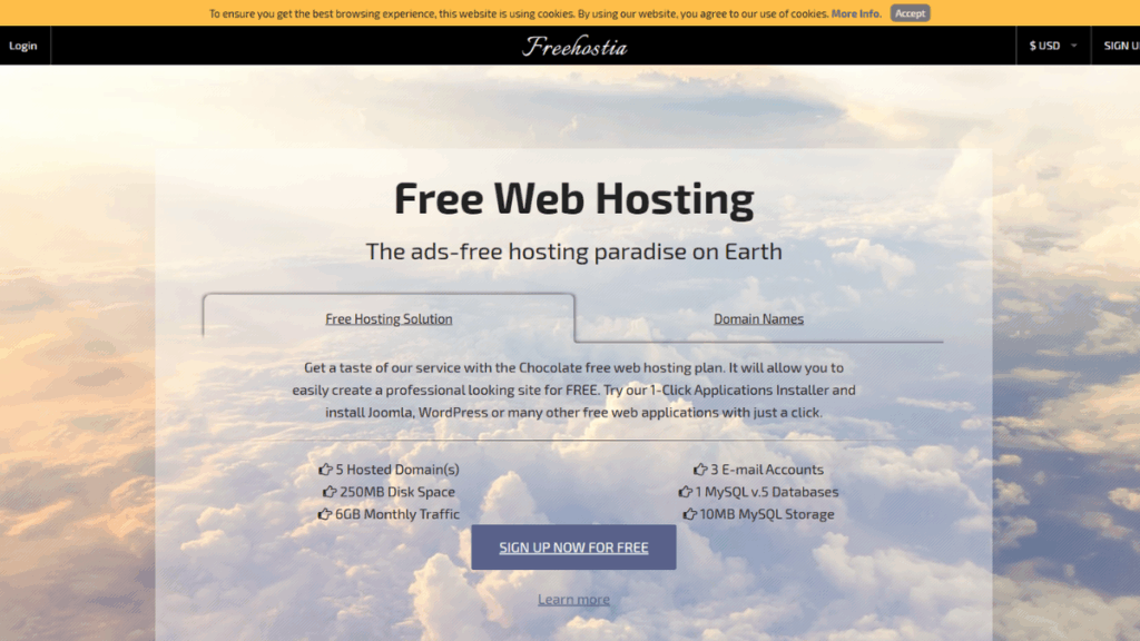 FreeWebHosting banner image