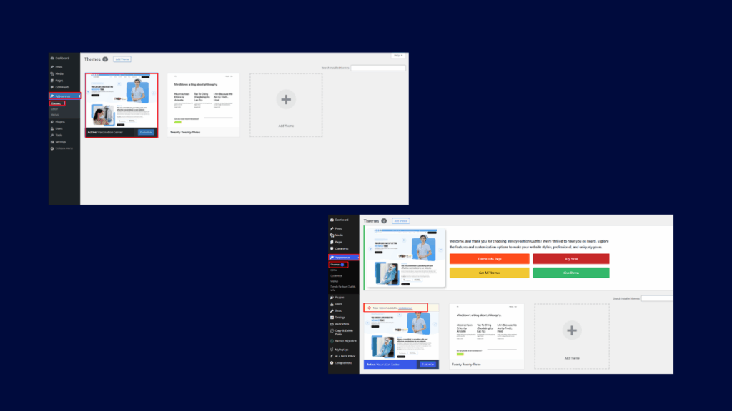 Automatic Update via WordPress Dashboard
