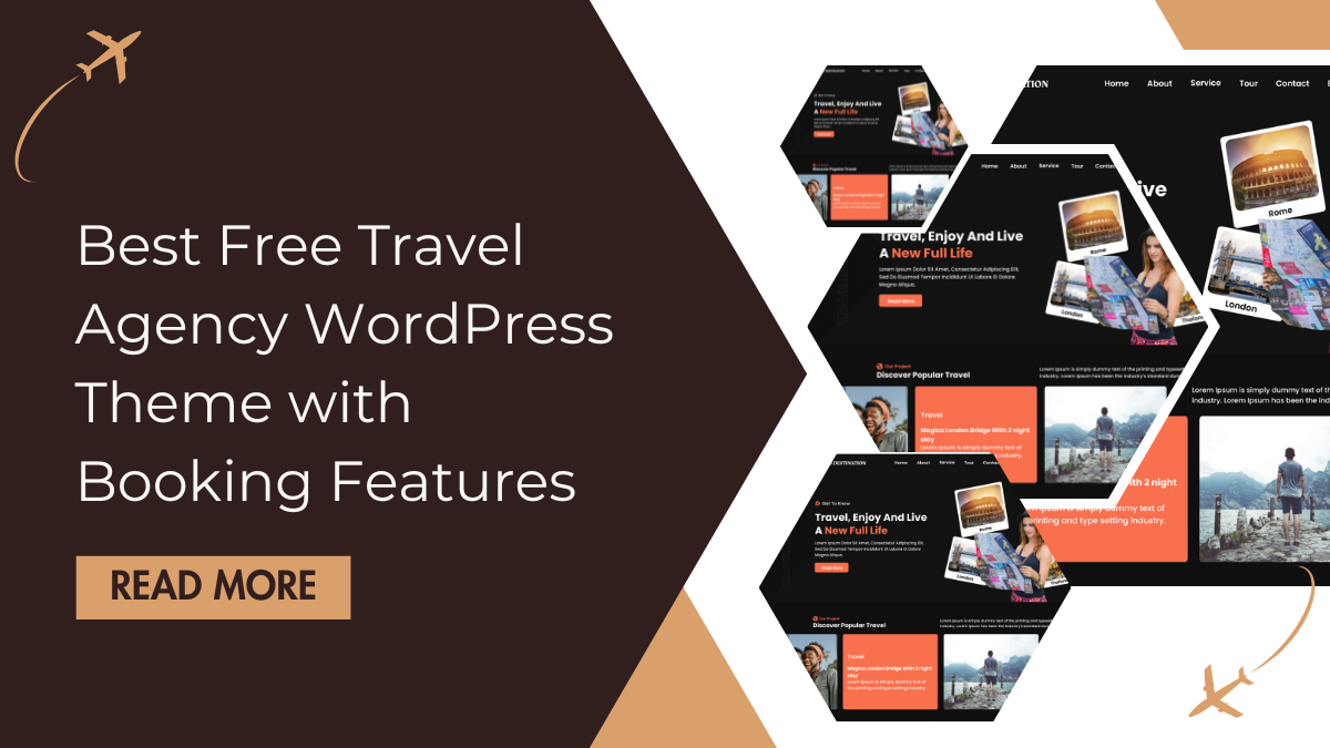 Best Free Travel Agency WordPress Theme with Booking Features