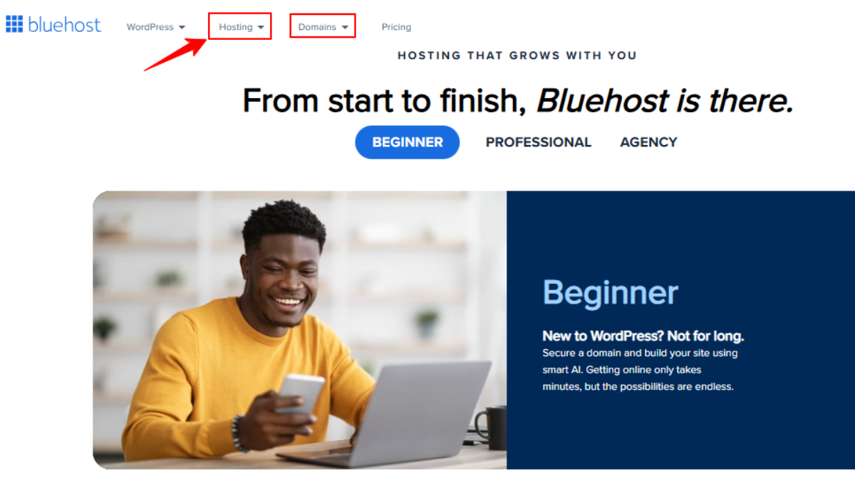 How to Create a WordPress Website with Bluehost.