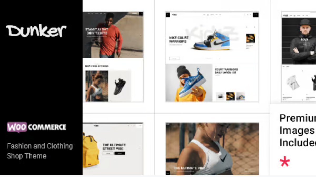 Dunker - Fashion and Clothing Shop WordPress Theme