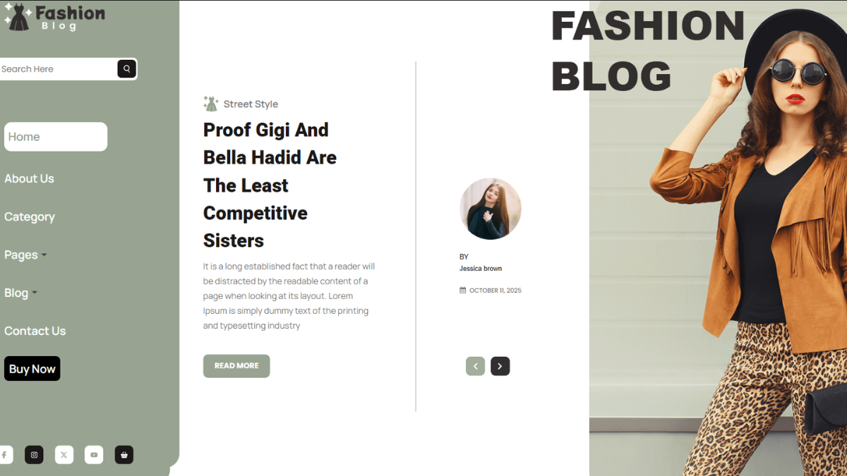 Fashion Blog WordPress Theme