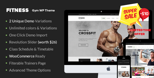 Gym WordPress Theme
