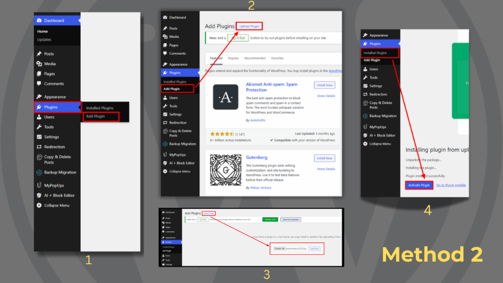 Install a Plugin by Uploading a ZIP File