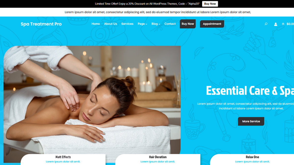 Sauna WordPress Theme