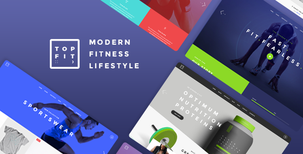TopFit Fitness and Gym WordPress Theme