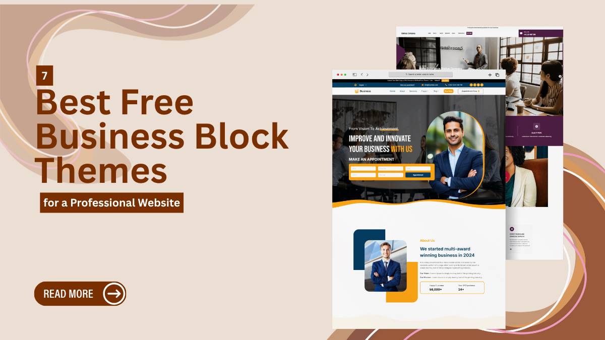 7 Best Free Business Block Themes for a Professional Website