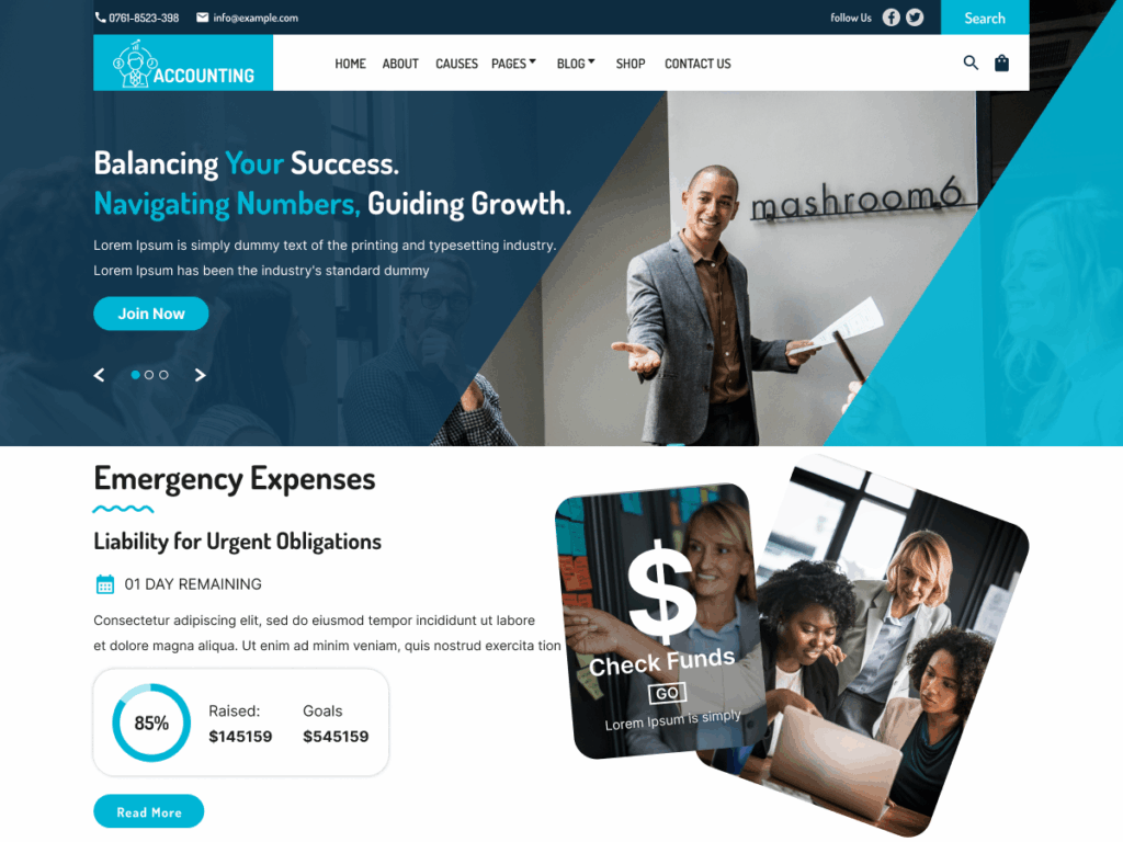 Accounting Services WordPress Theme