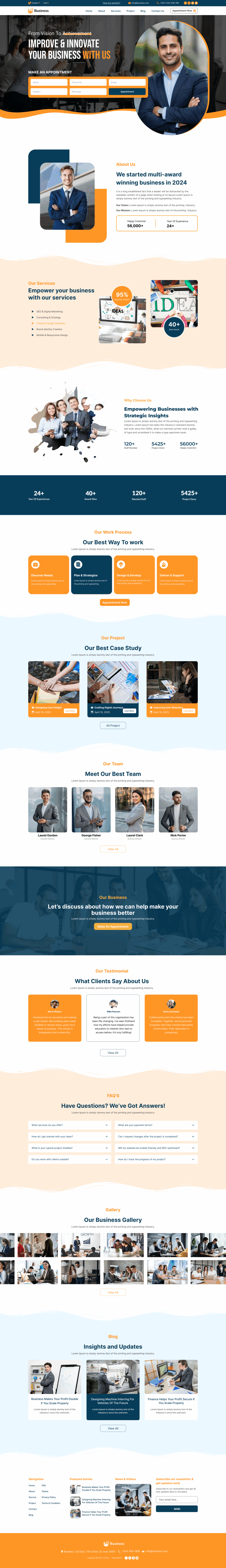 Corporate Business WordPress Theme