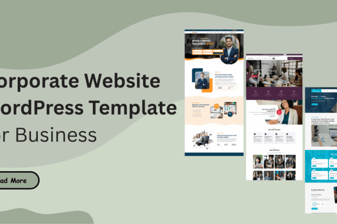 Corporate Website WordPress Template for Business