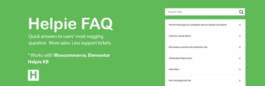 Helpie FAQ Plugin