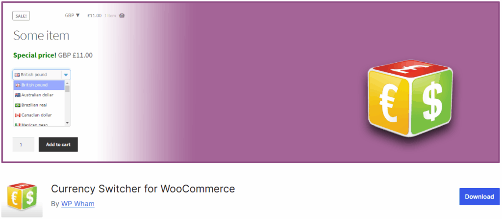 Currency Switcher for WooCommerce