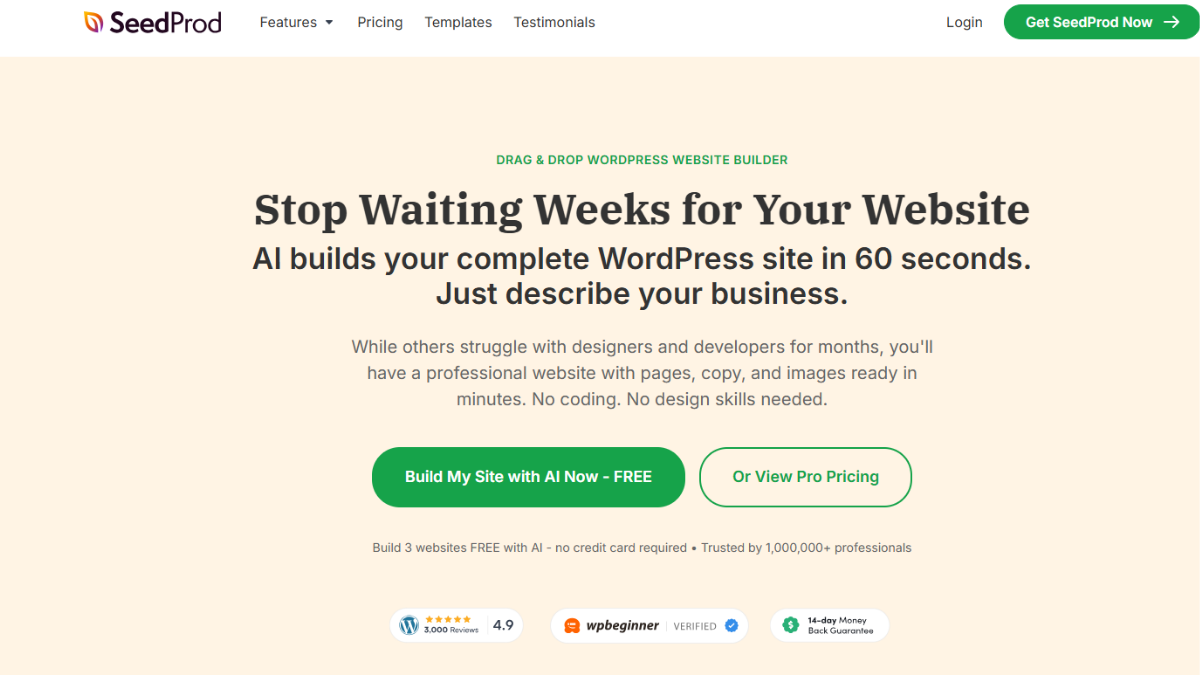 SeedProd Page Builder 