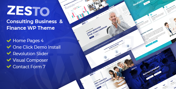  Zesto – Agency Corporate WordPress Theme