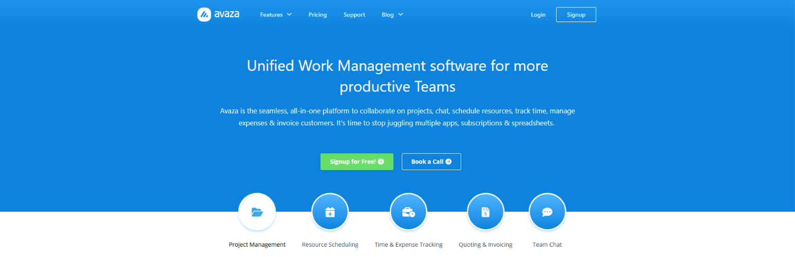 Avaza Project Management Plugin