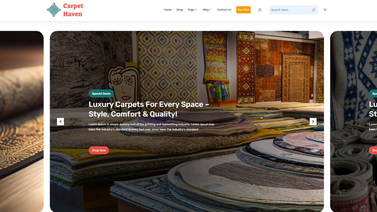 Carpet Store WordPress Theme
