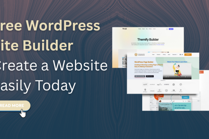 Free WordPress Site Builder Create a Website Easily Today