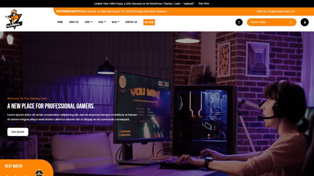 Games WordPress Theme