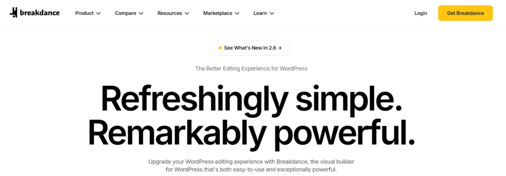 Breakdance Website Builder