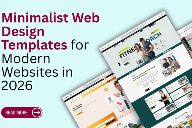 Minimalist Web Design Templates for Modern Websites in 2026