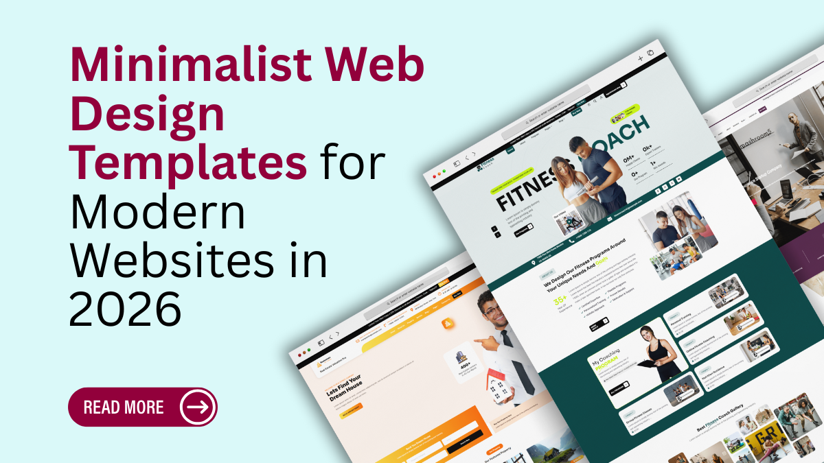 Minimalist Web Design Templates for Modern Websites in 2026