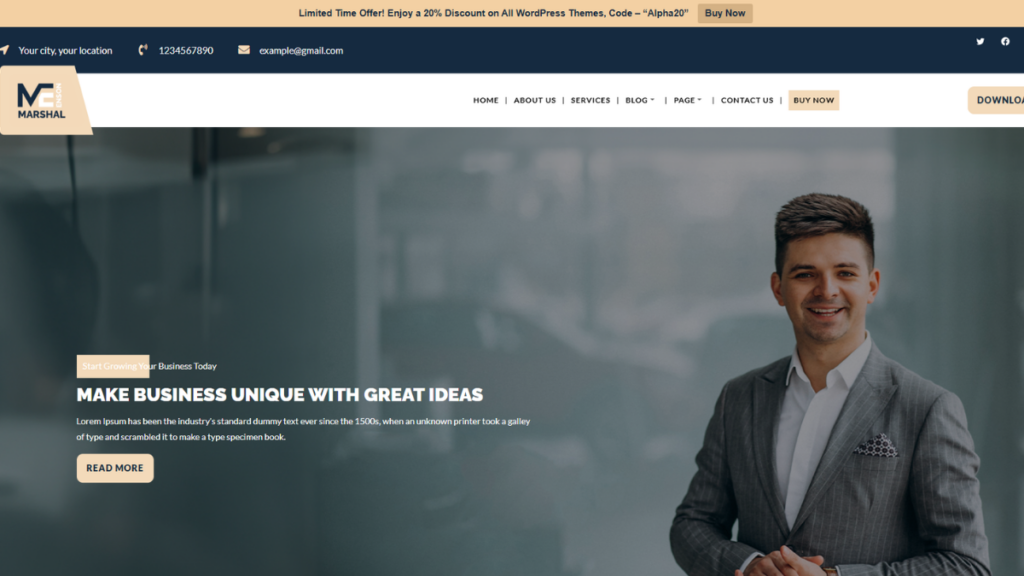 Portfolio WordPress Theme