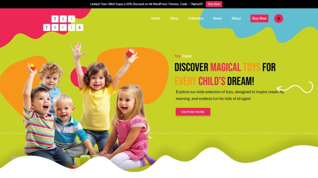 Toy Store WordPress Theme 