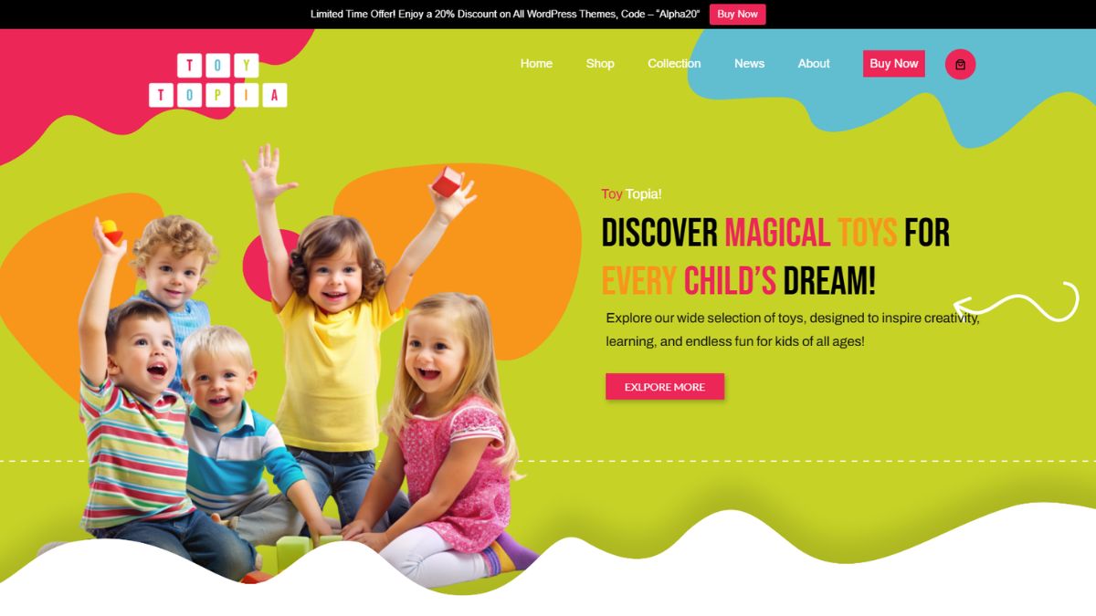 Toy Store WordPress Theme
