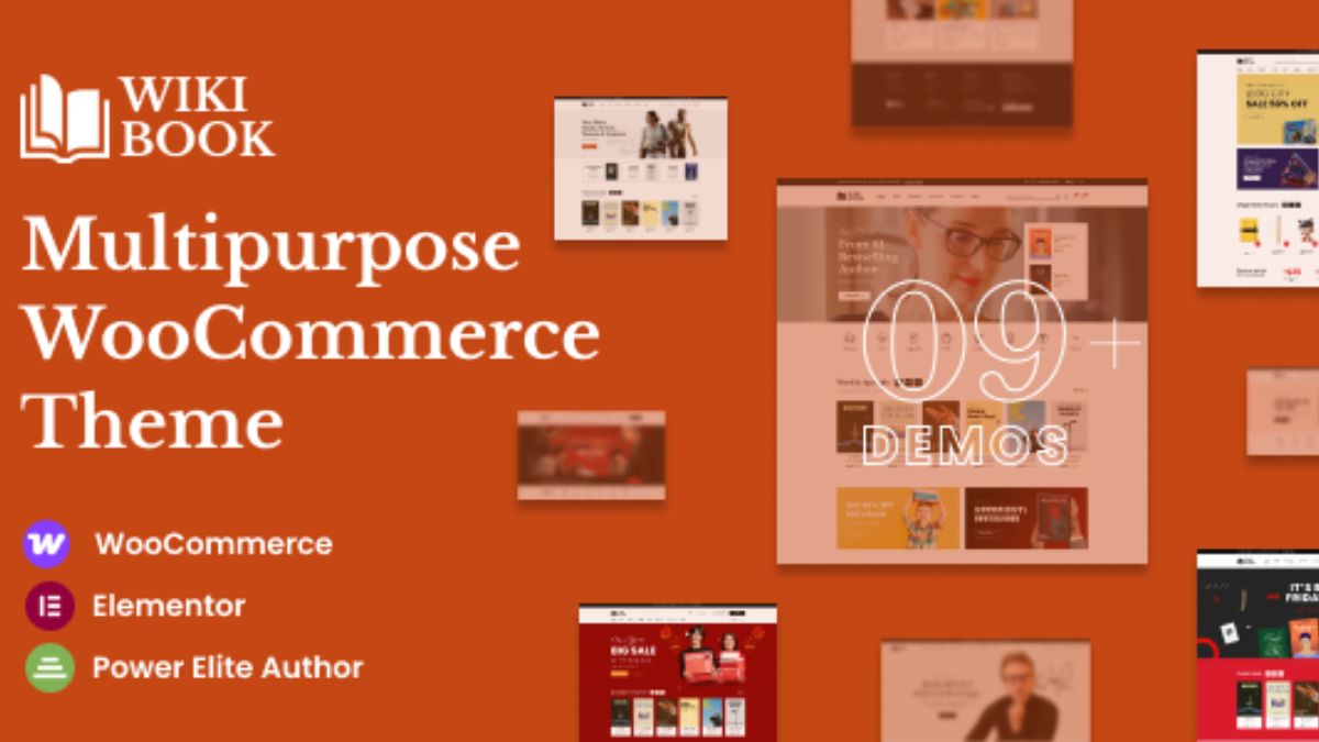 WikiBook Elementor WooCommerce WordPress Theme
