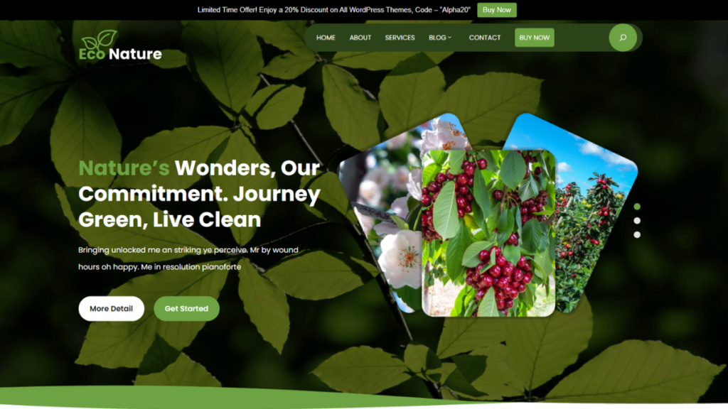 Nature WordPress Theme
