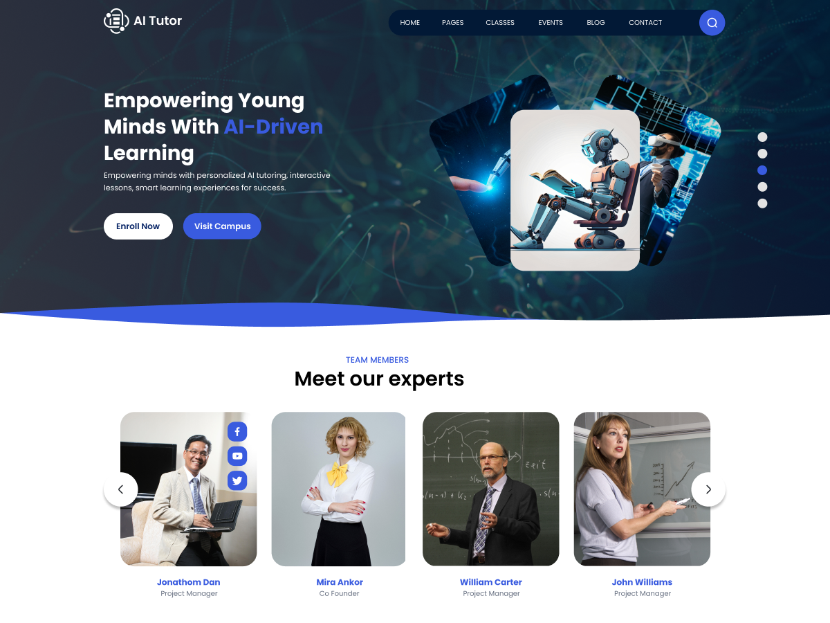 Free AI WordPress Theme