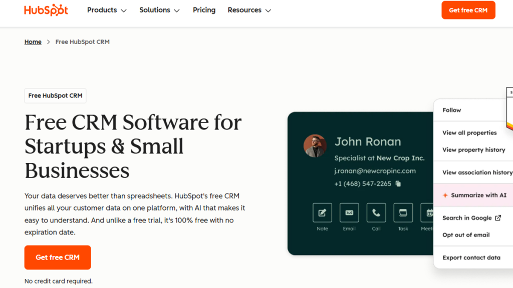 Hubspot CRM