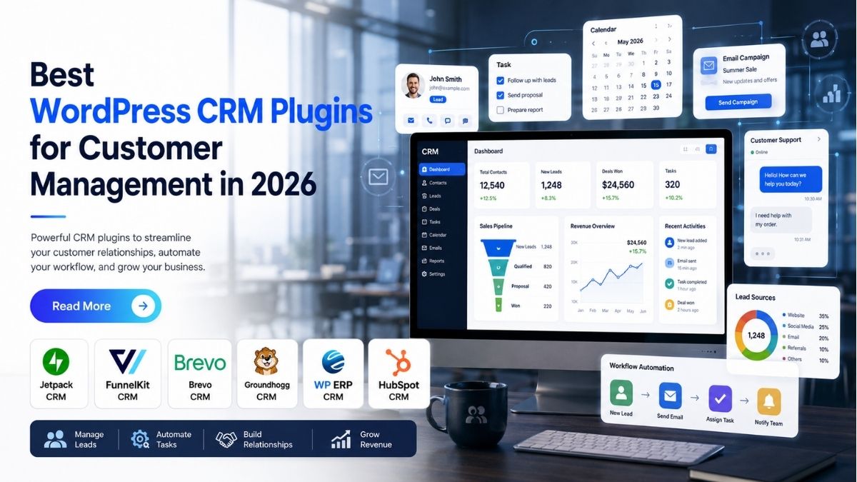 Best WordPress CRM Plugins for Customer Management in 2026 